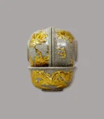 bát cúng men rạn dát vàng Bát Trang - Gốm Chín