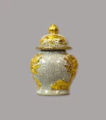 chóe rồng men rạn dát vàng Bát Trang - Gốm Chín