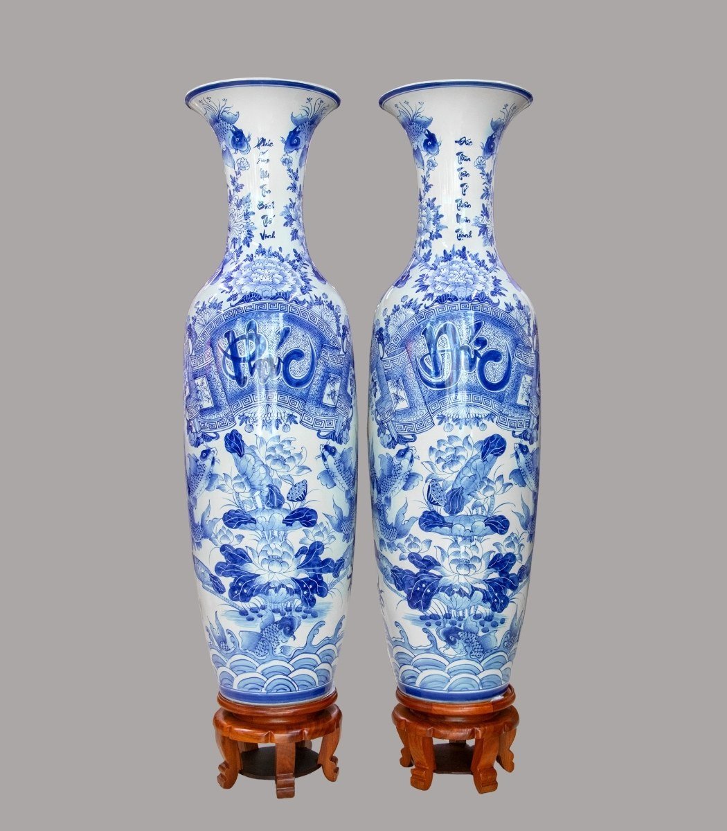 loc-binh-men-lam-phuc-duc-cuu-ngu-quan-hoi Lộc bình men lam Phúc Đức – Cửu Ngư Quần Hội