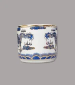 bát hương rồng men lam vẽ vàng Bát Tràng - Gốm Chín