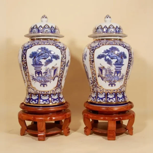 Chóe Sứ Khử Vẽ Vàng - Tứ Cảnh Cổ Đồ