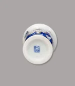 ly phật thủ men lam vẽ vàng Bát Tràng - Gốm Chín