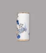 ống hương men lam vẽ vàng Bát Tràng - Gốm Chín